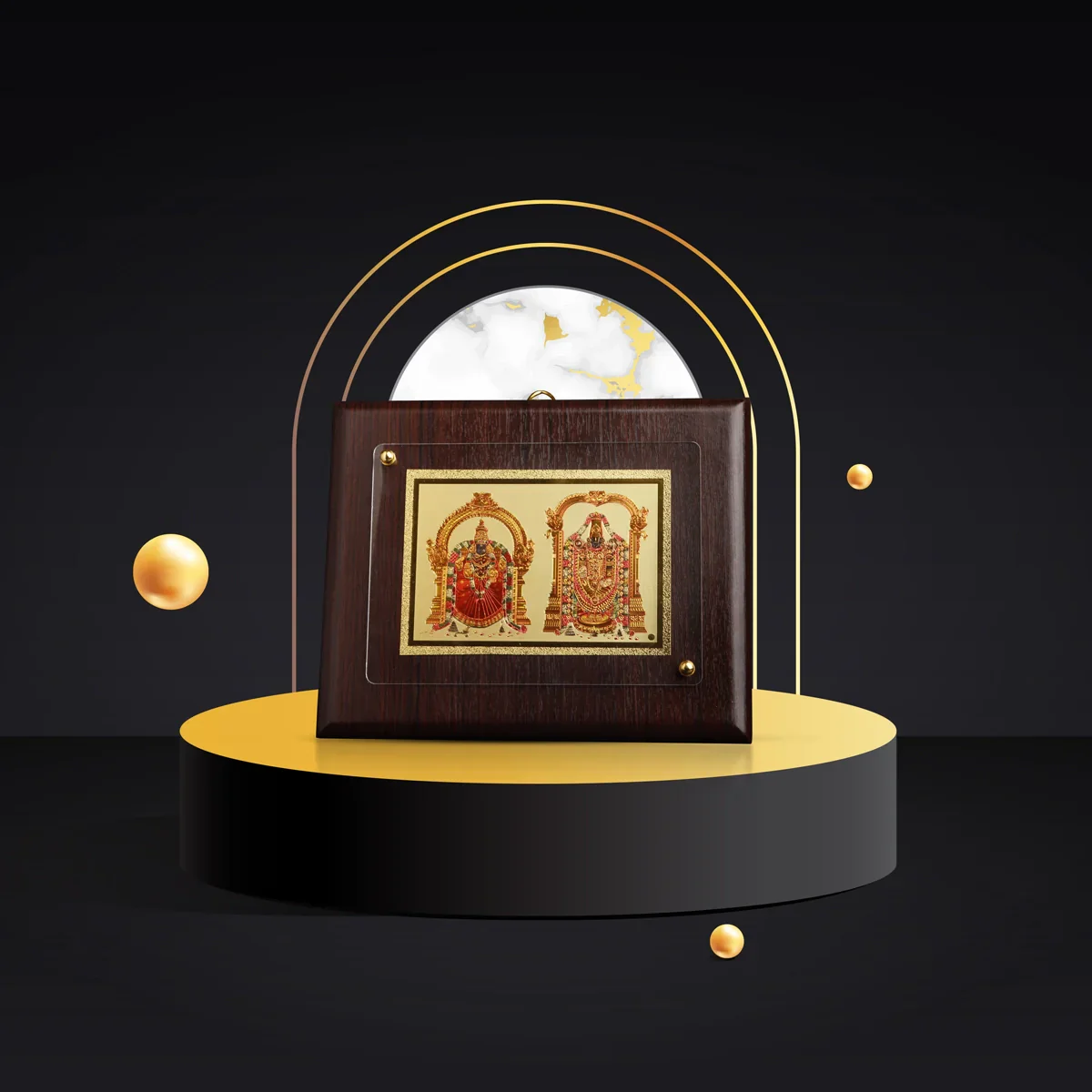 Balaji Padmavathi Photo Frame - 7 x 8 Inches | Picture Frame for Home - Image 5