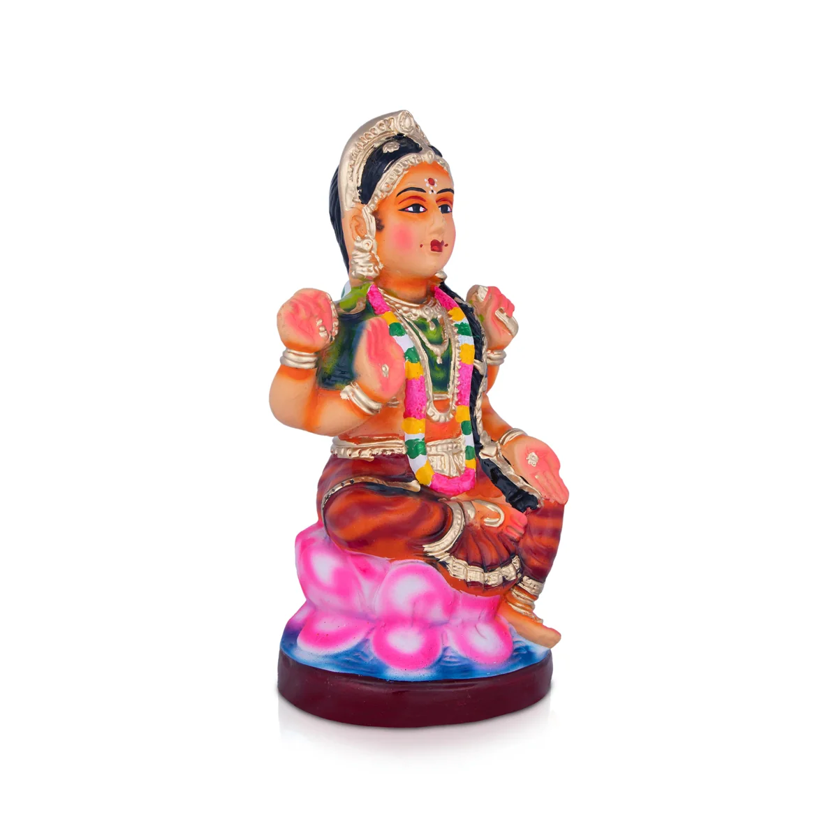 Balambigai Paper Mache Golu Bommai - 12 x 8 Inches | Giri Golu Doll/ Navaratri Golu Bomma/Gombe/Bommai - Image 2