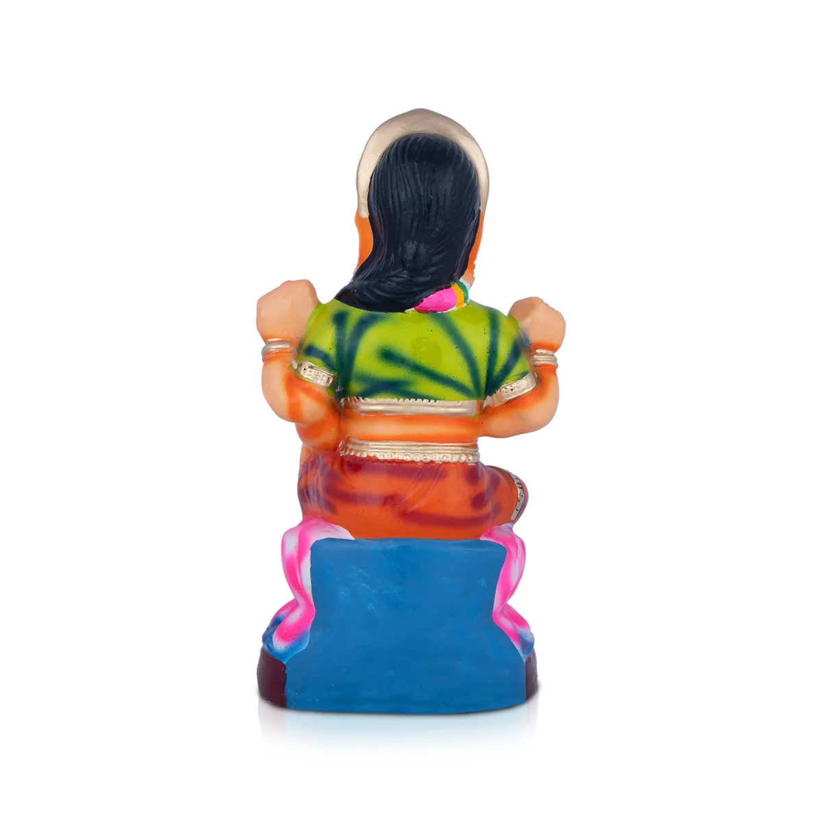 Balambigai Paper Mache Golu Bommai - 12 x 8 Inches | Giri Golu Doll/ Navaratri Golu Bomma/Gombe/Bommai - Image 4