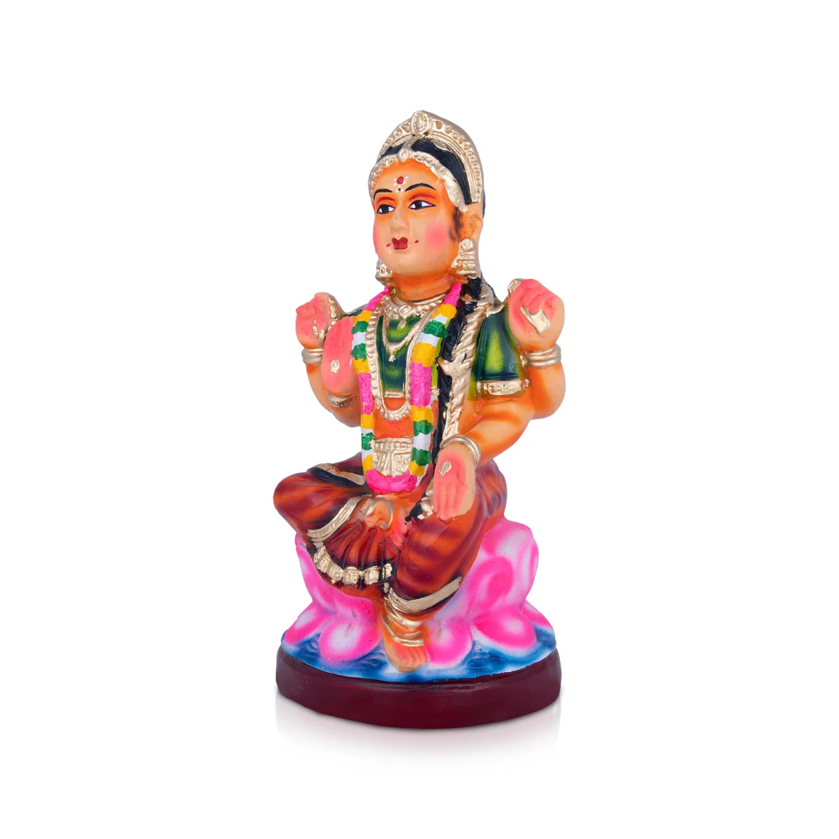 Balambigai Paper Mache Golu Bommai - 12 x 8 Inches | Giri Golu Doll/ Navaratri Golu Bomma/Gombe/Bommai - Image 5