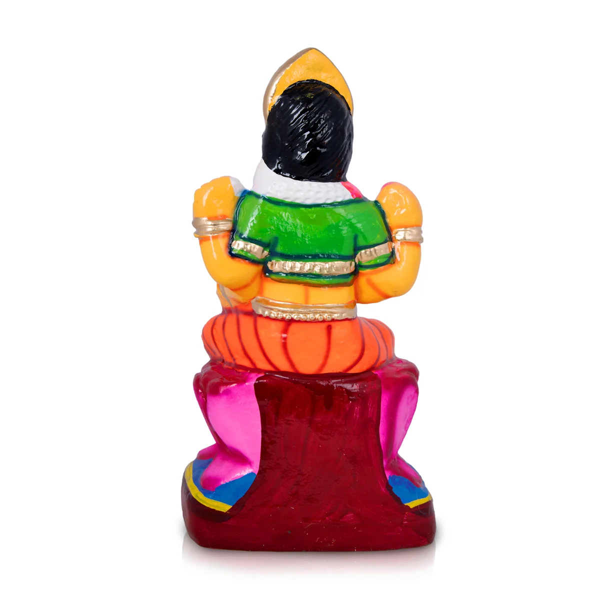 Balambigai Paper Mache Golu Bommai - 13 x 6.5 Inches | Giri Golu Doll/ Navaratri Golu Bomma/Gombe/Bommai - Image 5
