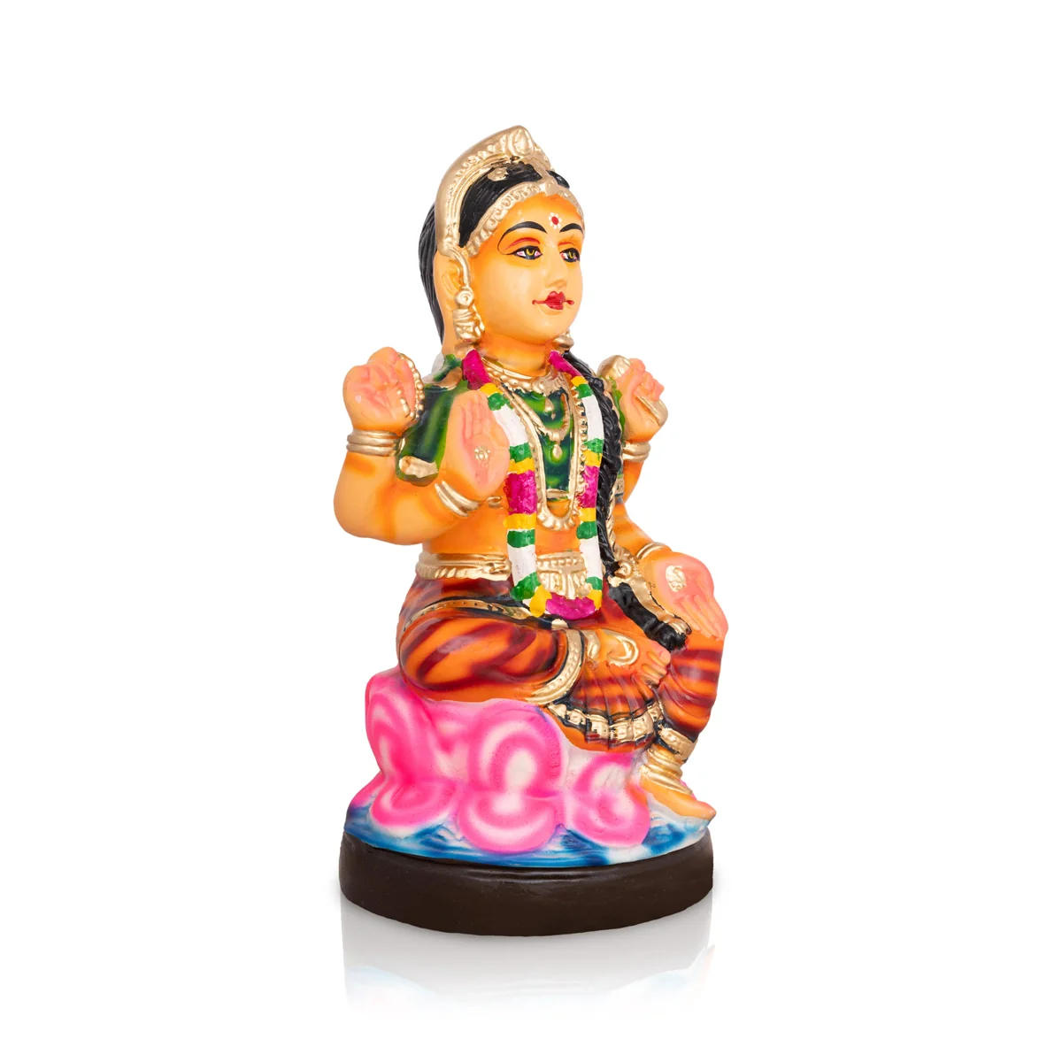 Balambigai Statue Paper Mache Golu Bommai - 13 X 6.5 Inches | Giri Golu Doll/ Navaratri Gombe/ Navratri Décor - Image 2