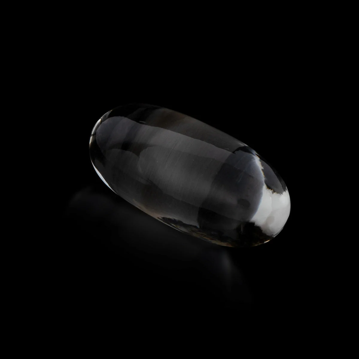 Banalingam - 2.5 x 1 Inches | Sphatik Banalinga Shivling/ Spatik Banalingam/ Shivling for Pooja - Image 3