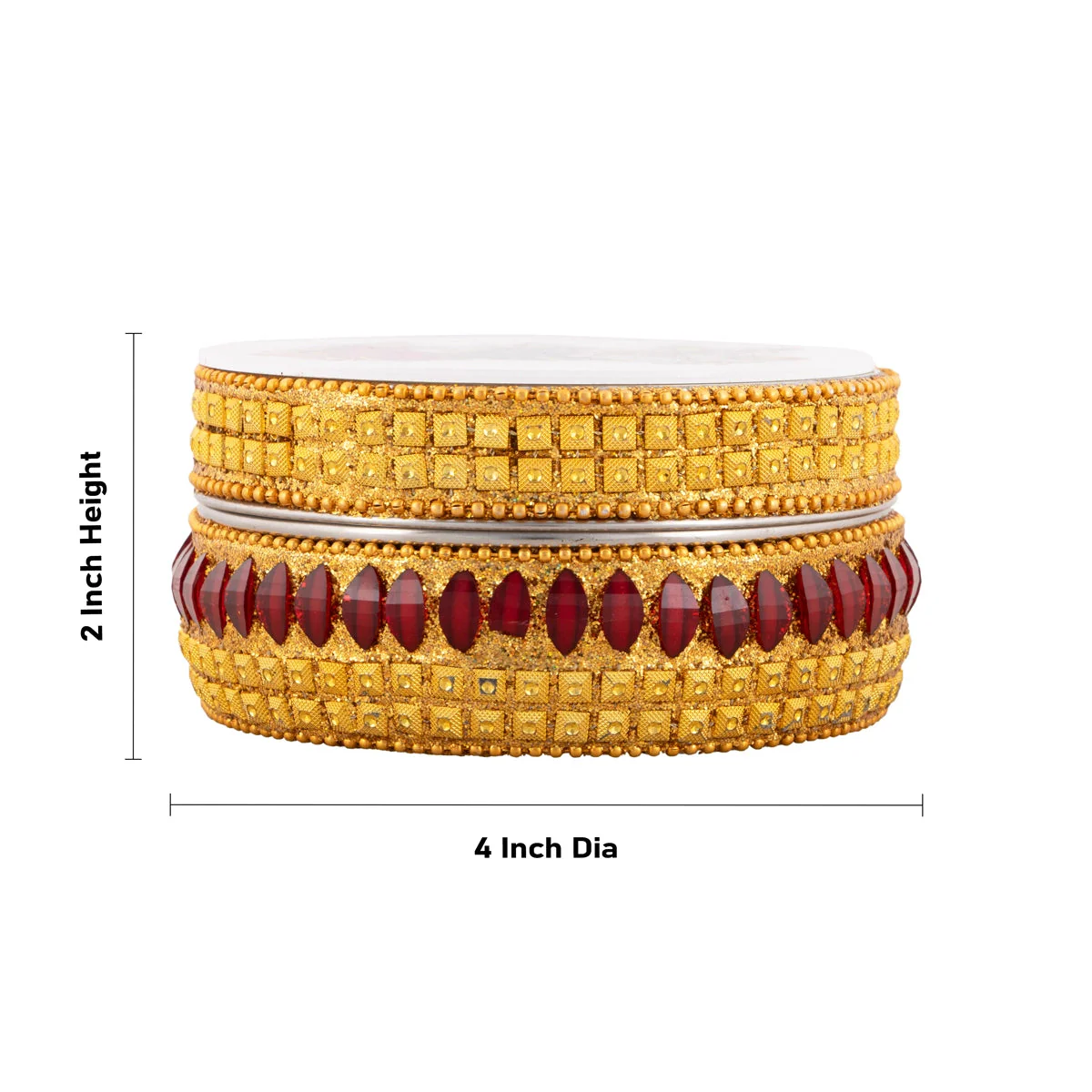 Bangle Box - 2 x 4 Inches | Storage Box/ Decorated Box/ Fancy Box for Women - Image 21