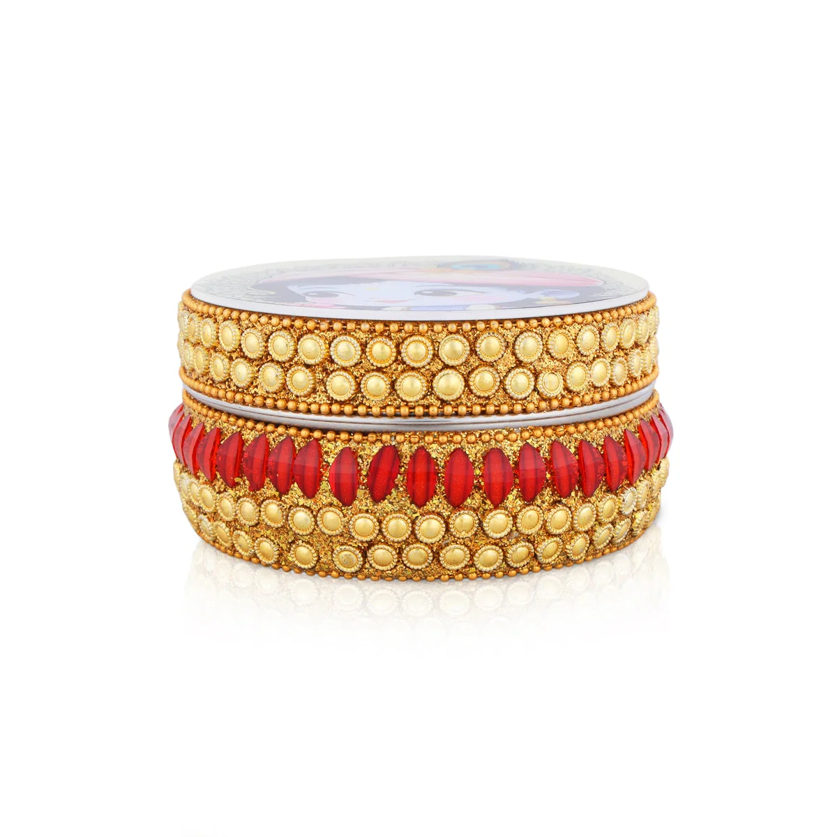 Bangle Box - 2 x 4 Inches | Storage Box/ Decorated Box/ Fancy Box for Women - Image 3