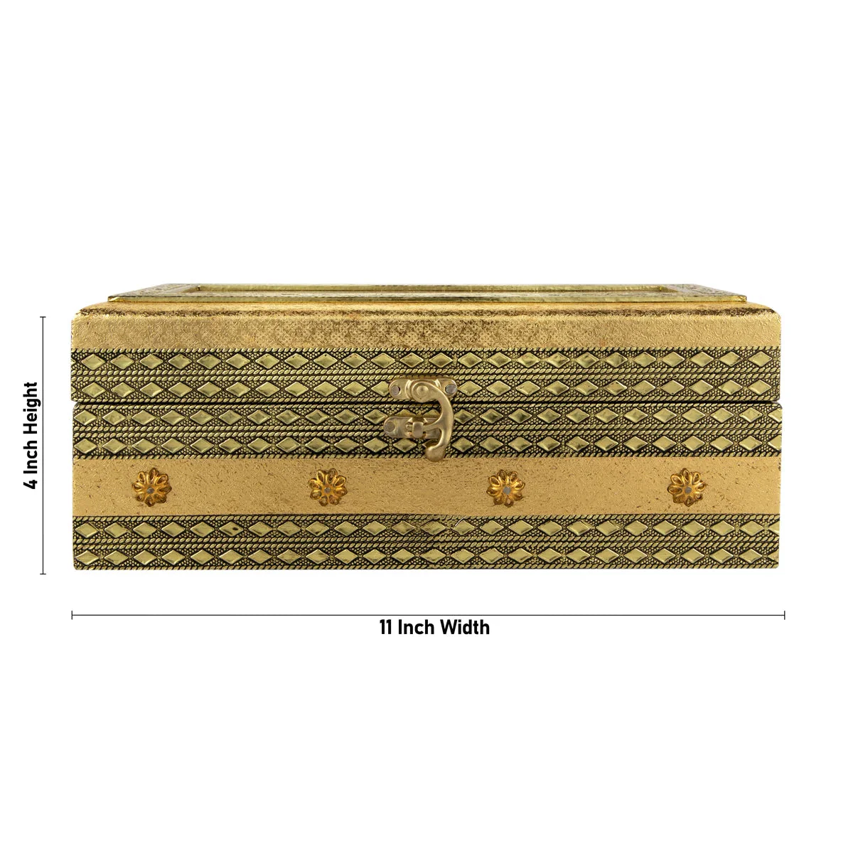 Bangle Box - 4 x 11 Inches | Bangle Storage Box/ Chudi Box/ Gold Polish Designing Bangle Organizer Box for Women - Image 5