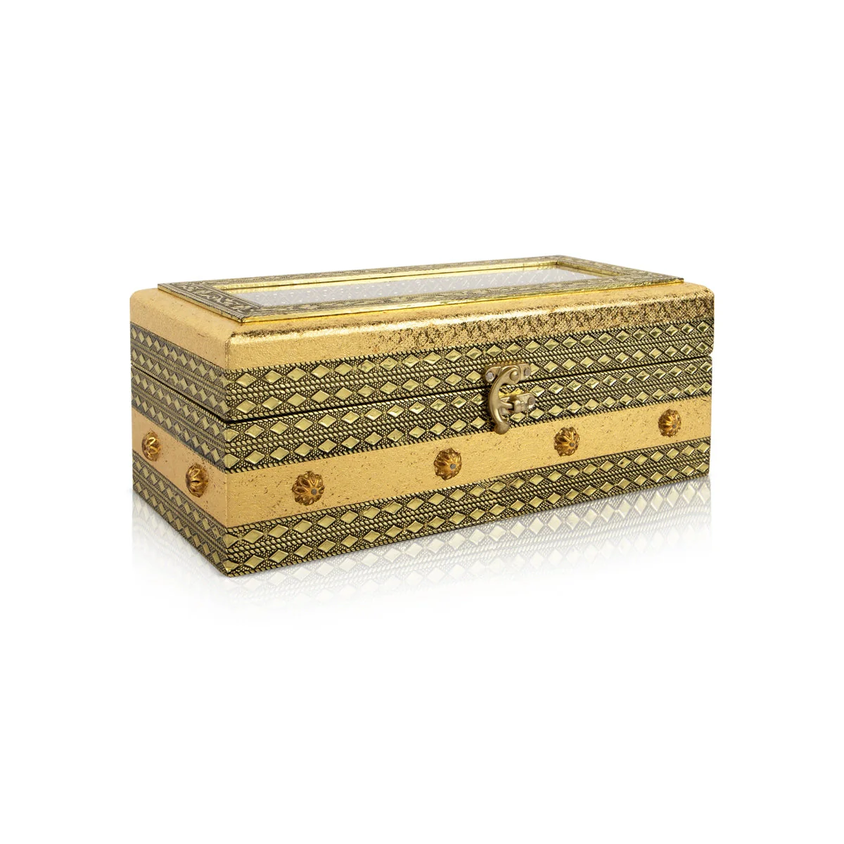 Bangle Box - 4 x 11 Inches | Bangle Storage Box/ Chudi Box/ Gold Polish Designing Bangle Organizer Box for Women - Image 8