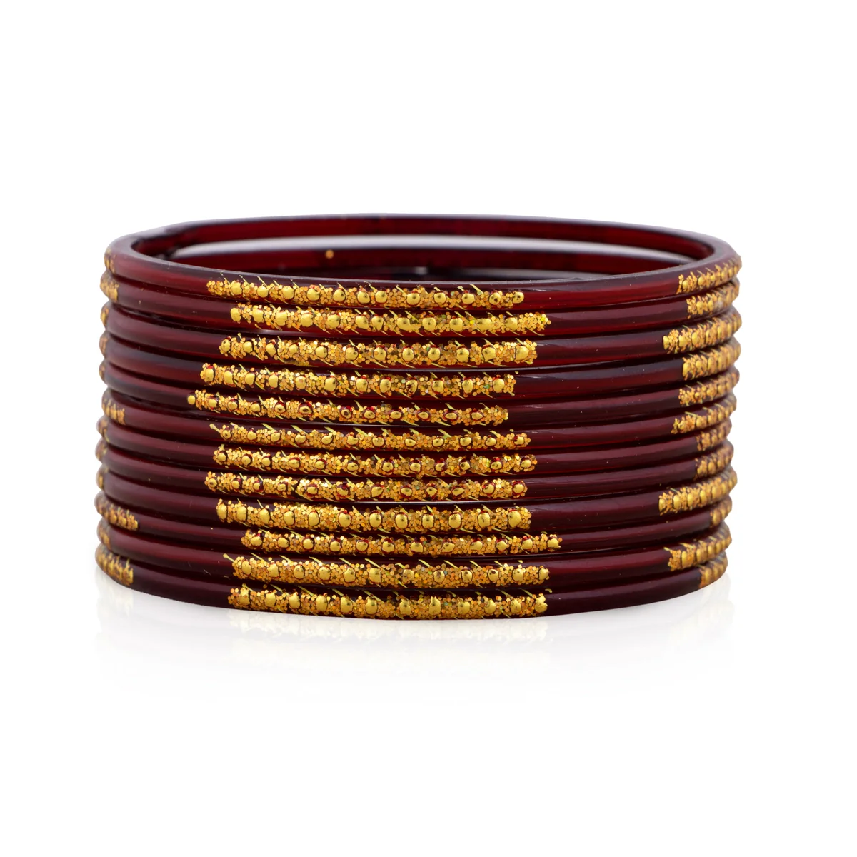 Glass Bangles | Size 2 x 8/ 2 Dozen/ Glass Chudi/ Glass Kada/ Glass Lahthi for Women/ Assorted Colour - Image 10