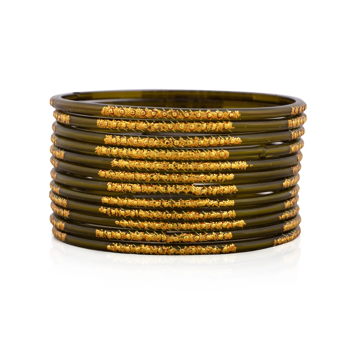 Glass Bangles | Size 2 x 8/ 2 Dozen/ Glass Chudi/ Glass Kada/ Glass Lahthi for Women/ Assorted Colour - Image 13