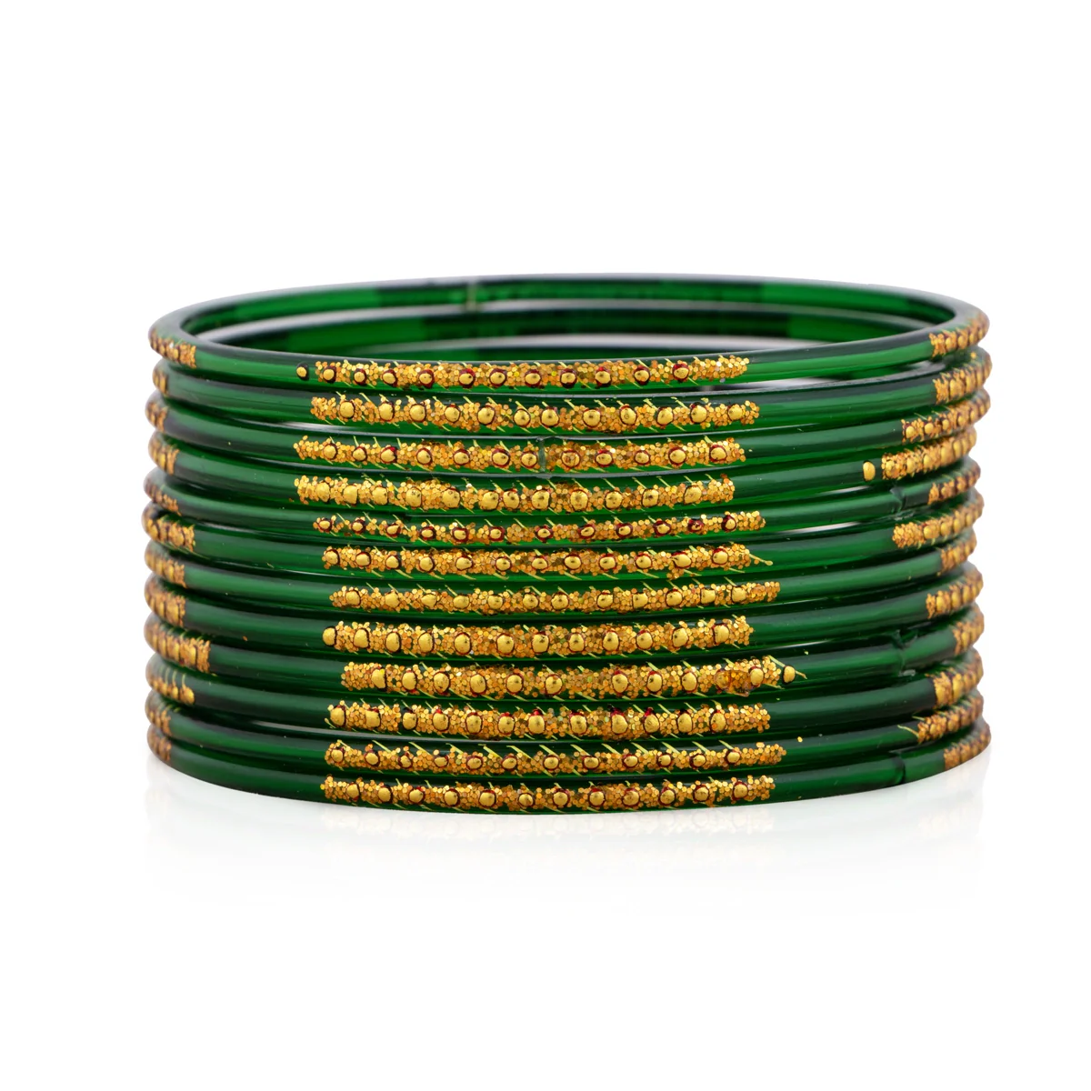 Glass Bangles | Size 2 x 8/ 2 Dozen/ Glass Chudi/ Glass Kada/ Glass Lahthi for Women/ Assorted Colour - Image 17