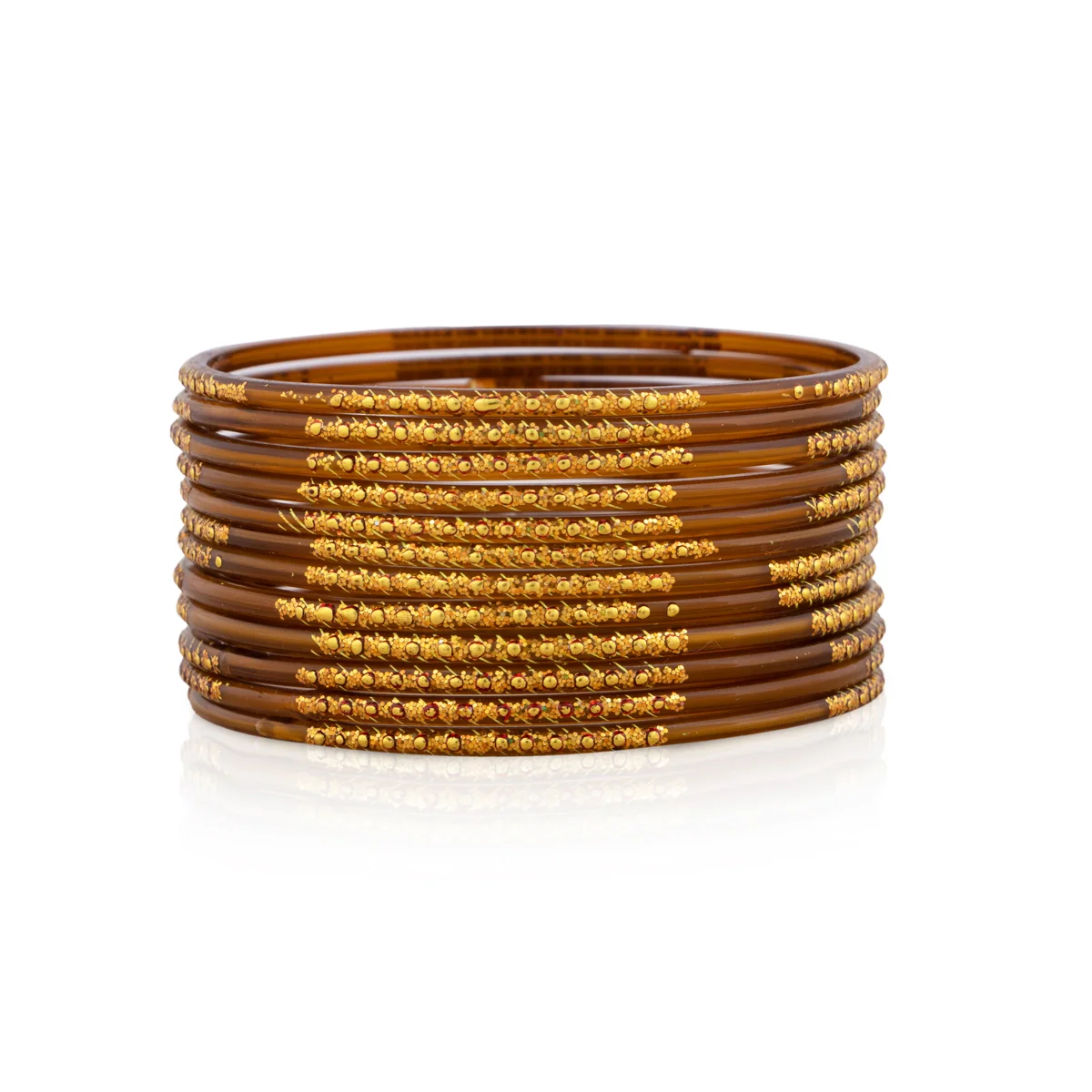 Glass Bangles | Size 2 x 8/ 2 Dozen/ Glass Chudi/ Glass Kada/ Glass Lahthi for Women/ Assorted Colour - Image 23