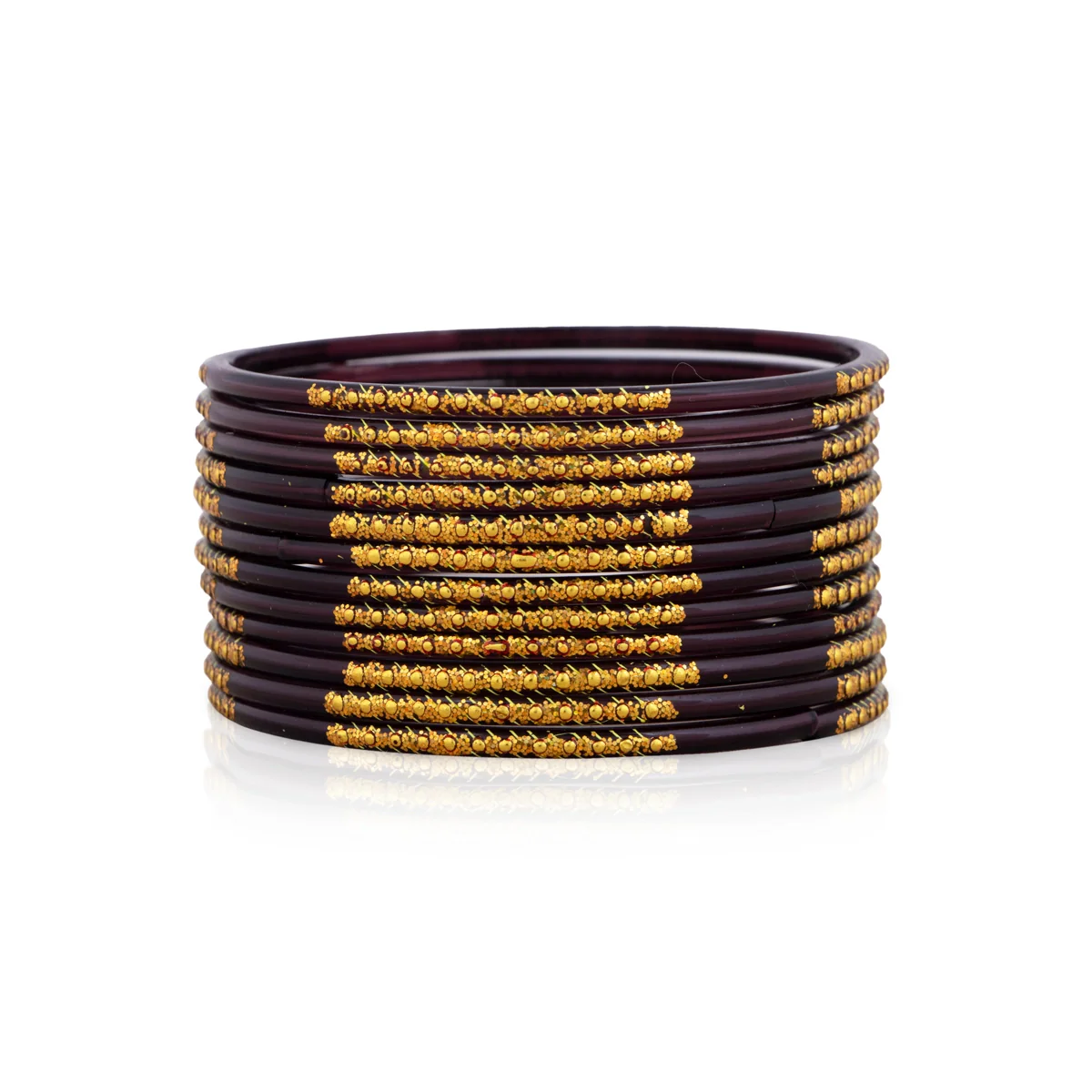 Glass Bangles | Size 2 x 8/ 2 Dozen/ Glass Chudi/ Glass Kada/ Glass Lahthi for Women/ Assorted Colour - Image 30