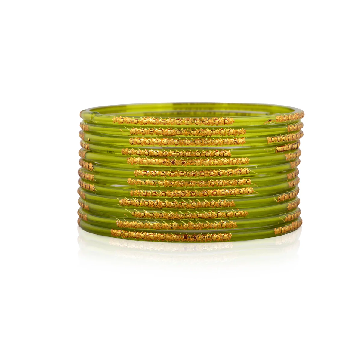 Glass Bangles | Size 2 x 8/ 2 Dozen/ Glass Chudi/ Glass Kada/ Glass Lahthi for Women/ Assorted Colour - Image 36