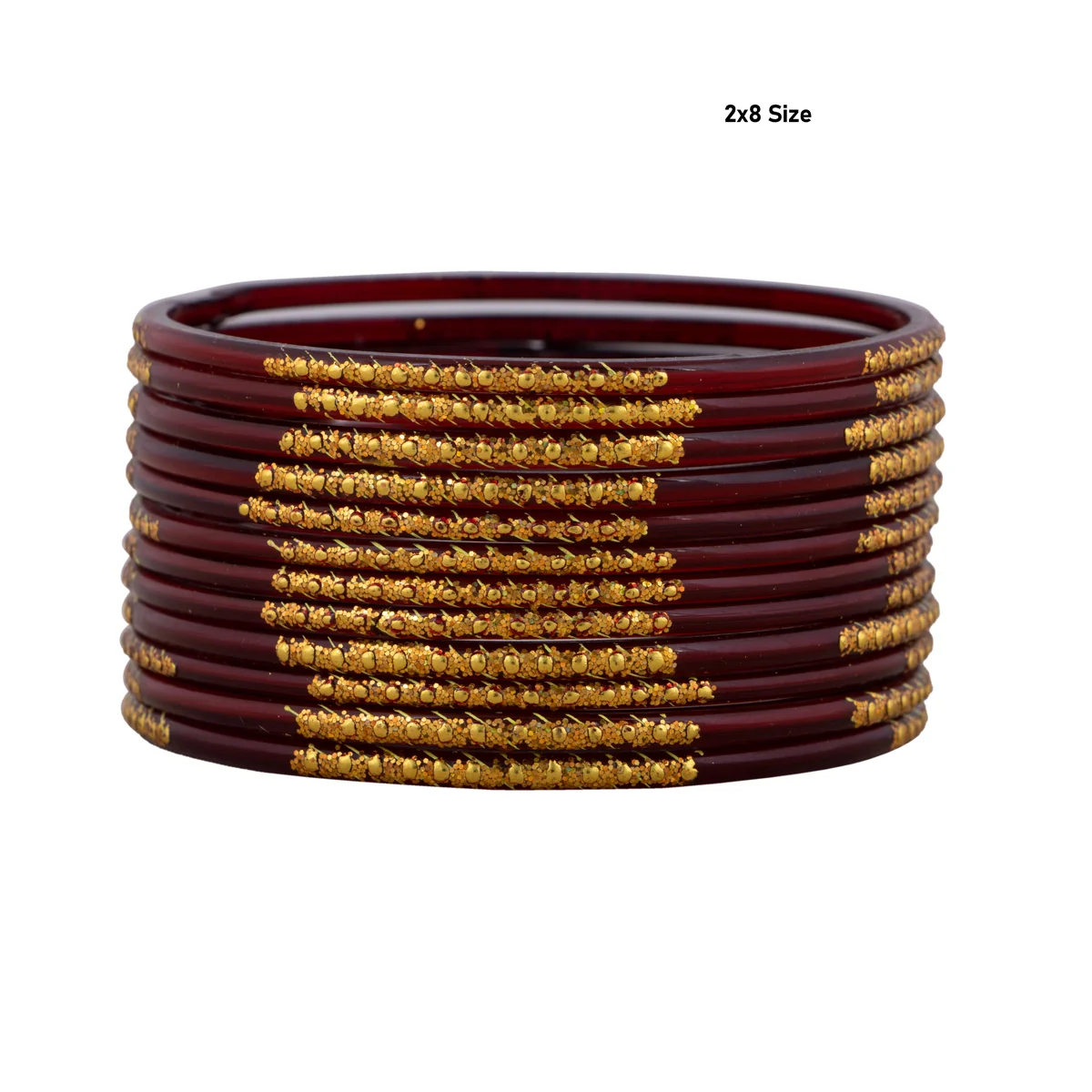 Glass Bangles | Size 2 x 8/ 2 Dozen/ Glass Chudi/ Glass Kada/ Glass Lahthi for Women/ Assorted Colour - Image 7