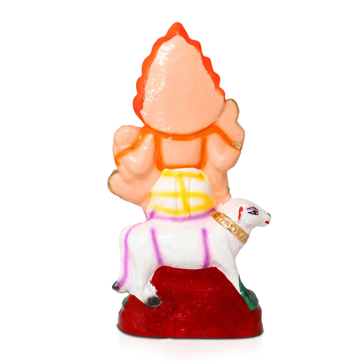 Bhairavar Clay Golu Bommai - 10 x 5 Inches | Giri Golu Doll/ Navaratri Golu Bomma/Gombe/Bommai - Image 3