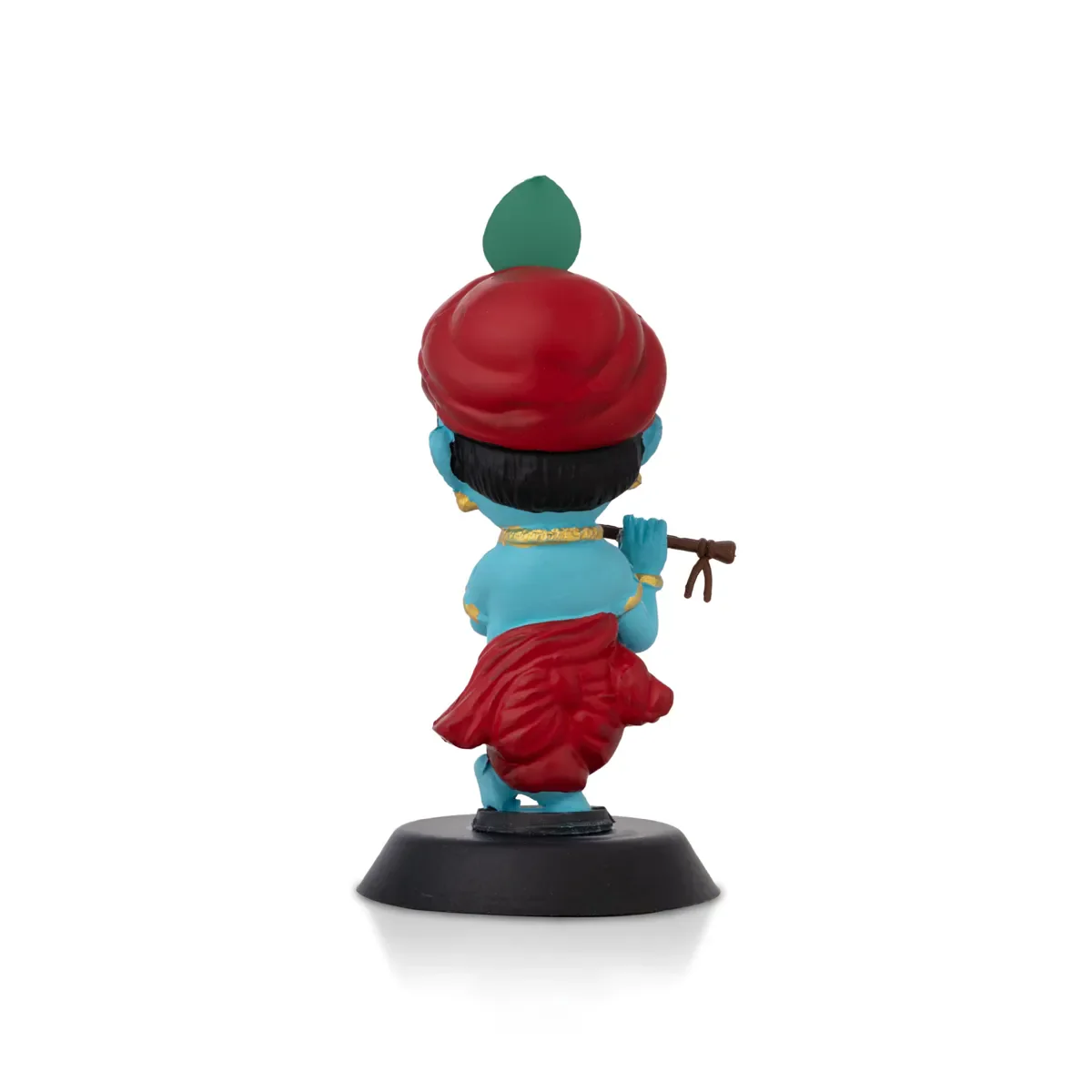 Bhakti Krishna Idol - 4 X 2 Inches | Car Dashboard Decor/ Blue Colour Krishna Murti For Home Decoration - Image 5
