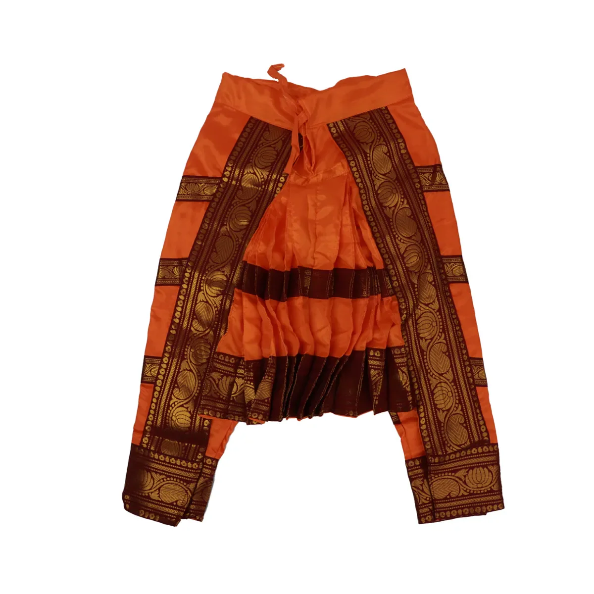 Bharatanatyam Dress - Size 24 | Satin Bharatanatyam Costume/ Readymade Dress for Kids - Image 5