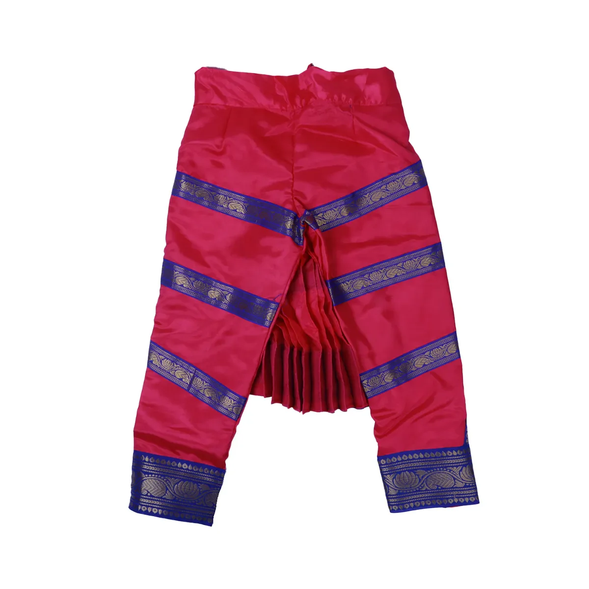 Bharatanatyam Dress - Size 38 | Satin Readymade Dress/ Jari Design Bharatanatyam Costume for Kids - Image 6