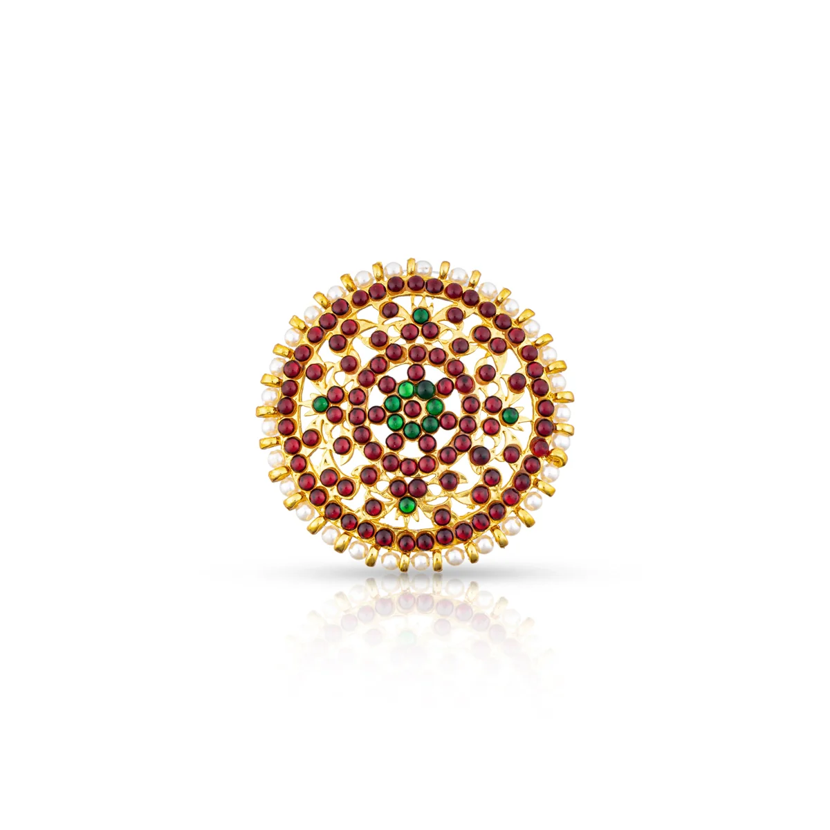 Bharatanatyam Jewellery Set Without Bangle | Dance Jewellery/ Artificial Jewelry/ Stone Jewellery for Dance - Image 6