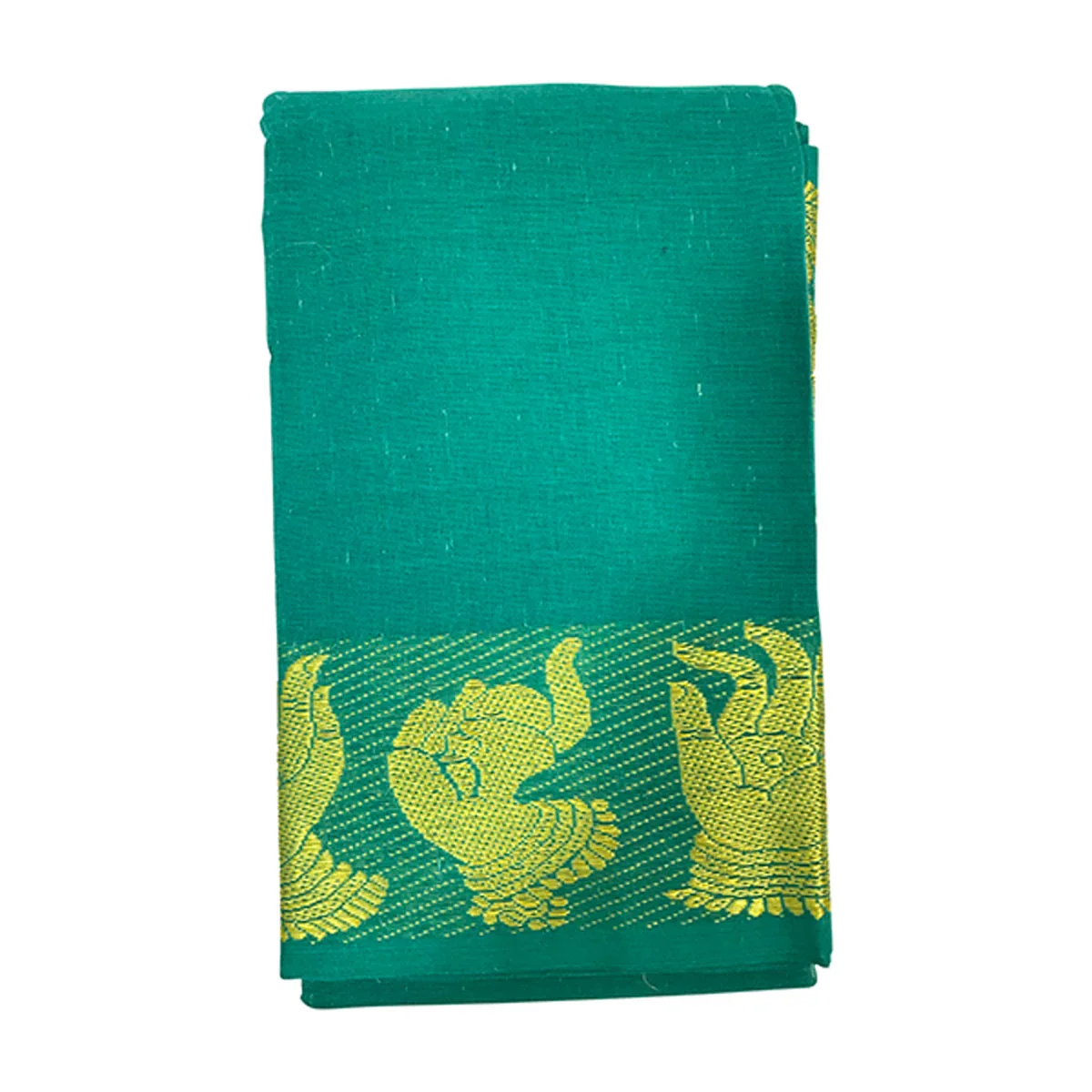 Bharatanatyam Practice Saree - 6 Yards | Lady Border Dance Practice Saree/ Cotton Saree for Women - Image 3