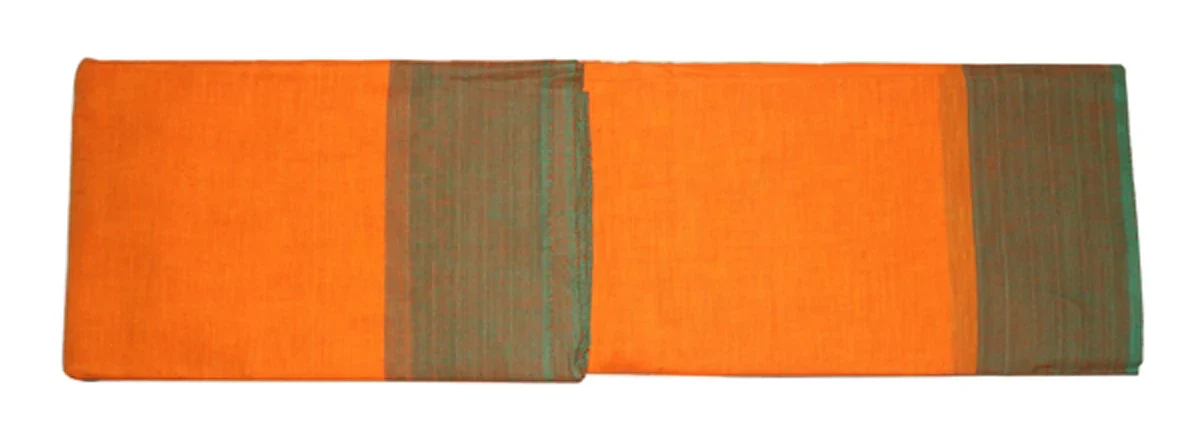 Bharatanatyam Practice Saree - 6 Yards | Plain Dance Practice Saree/ Cotton Saree for Women - Image 2