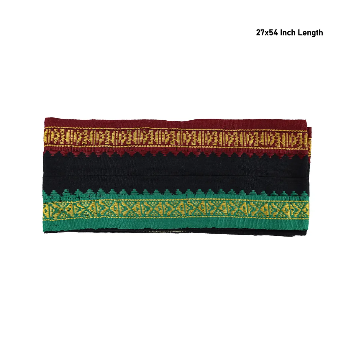 Black Angavastram - 27 X 54 Inches | Mla Border Design Towel/ Thundu/ Gamcha For Temple Visits And Rituals - Image 5
