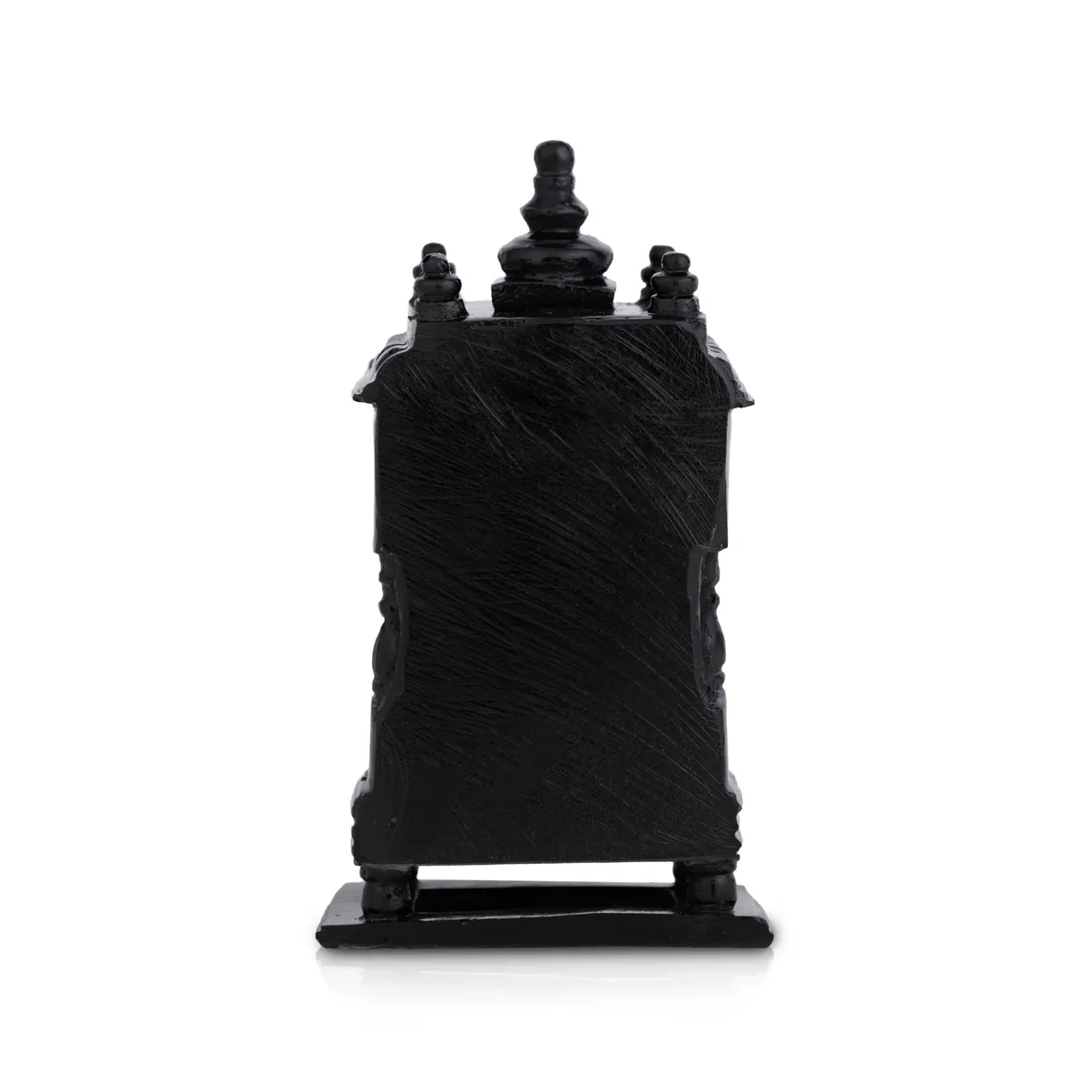 Black Pooja Mandir - 4.5 X 2.5 Inches | Mini Temple Mandapam/ Pooja Madap For Home