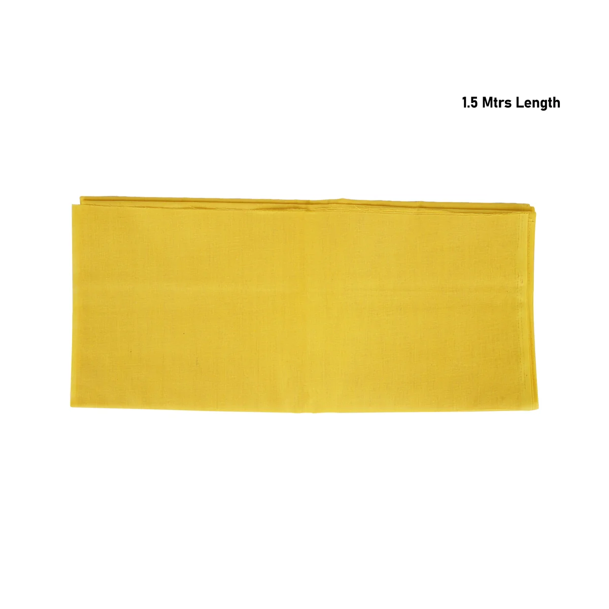 Blouse Bit - 1.5 Mtr | Unstitched Yellow Colour Blouse Piece for Women