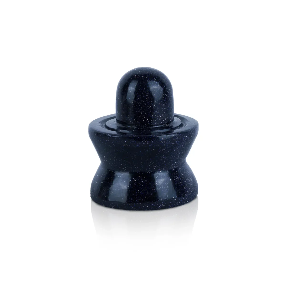 Blue Sunstone Shivling - 2 x 2 Inches | Crystal Shiva Lingam Idol/ Polished Gem Stone Shivaling for Pooja - Image 5