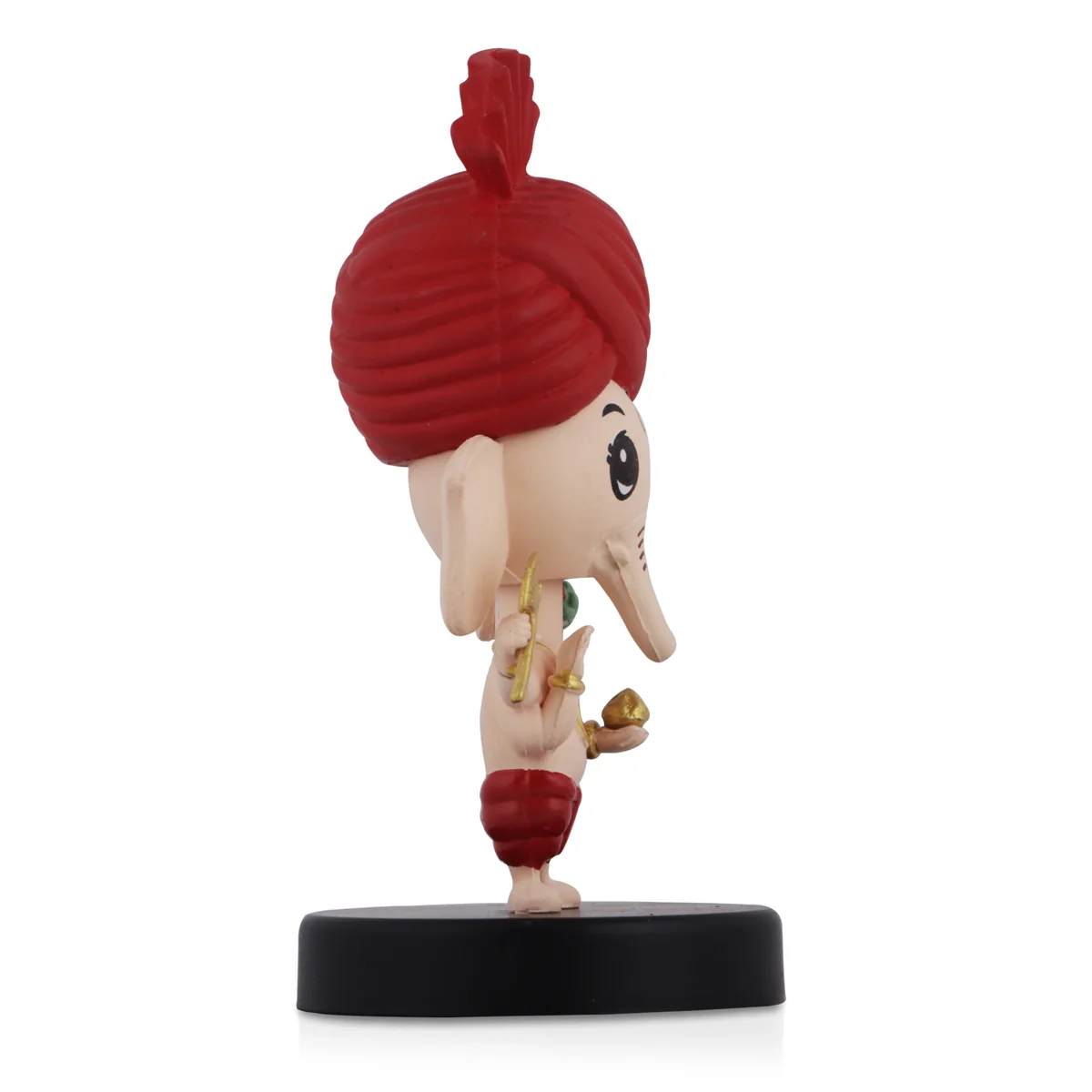 Bobble Head Ganesha Statue - 4.5 x 2.5 Inches | Ganpati Statue/ Bobble Head Statue for Car Decor/ 130 Gms Approx - Image 5
