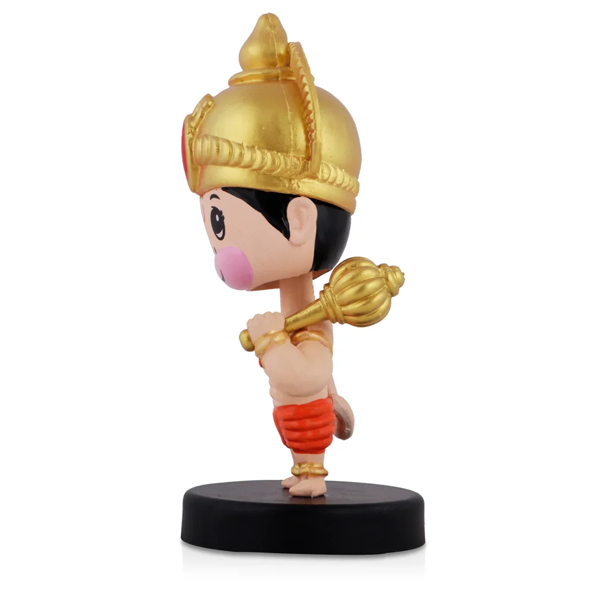 Bobble Head Hanuman Statue - 5 x 2 Inches | Anjaneya Statue for Car Dashboard Decor - Image 3
