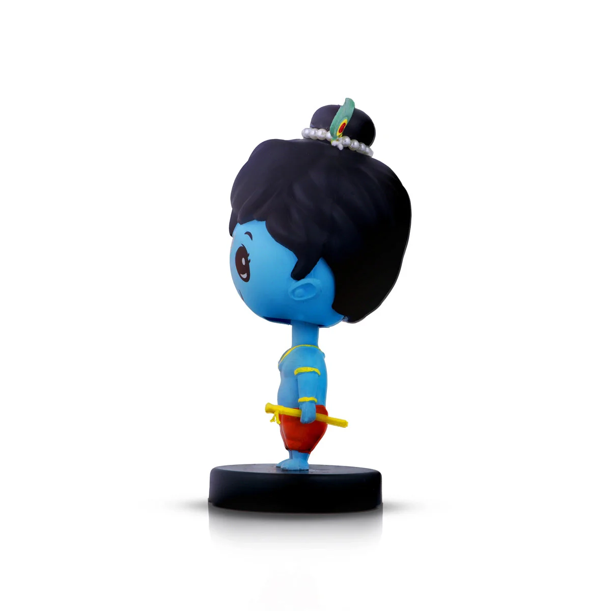 Bobble Head Krishna Murti - 6 X 3 Inches | Bobble Head Figurine/ Krishna Idol/ Bubble Head Statue For Gifting - Image 4
