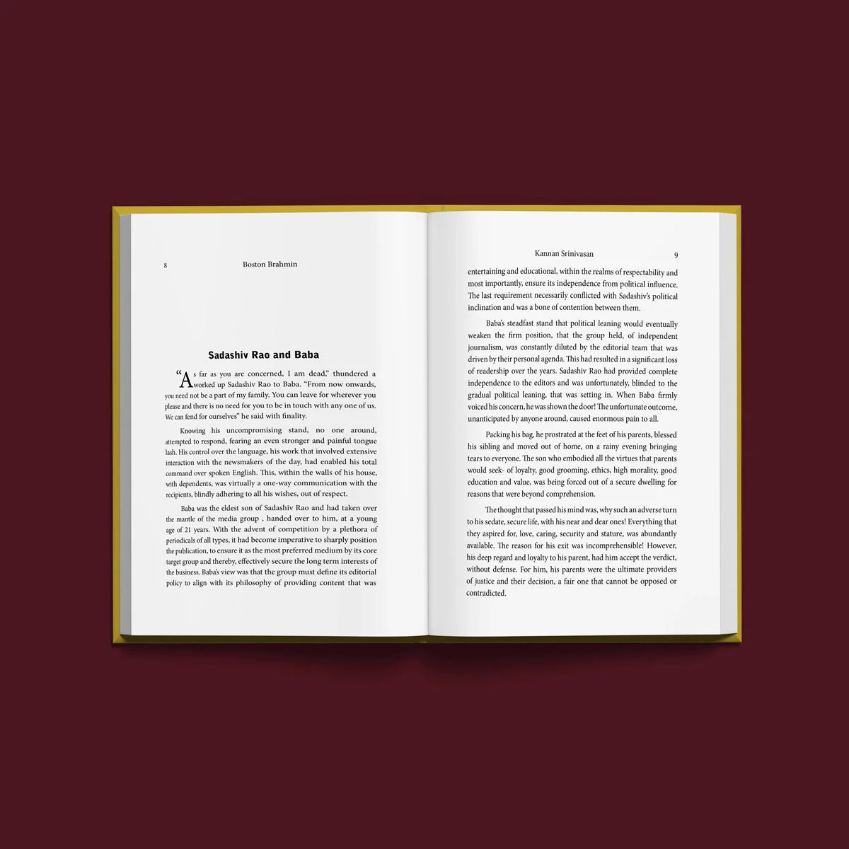 Boston Brahmin- English | Kannan Srinivasan/ Spiritual Fictional Book For Inner Reflection Through Storytelling - Image 4