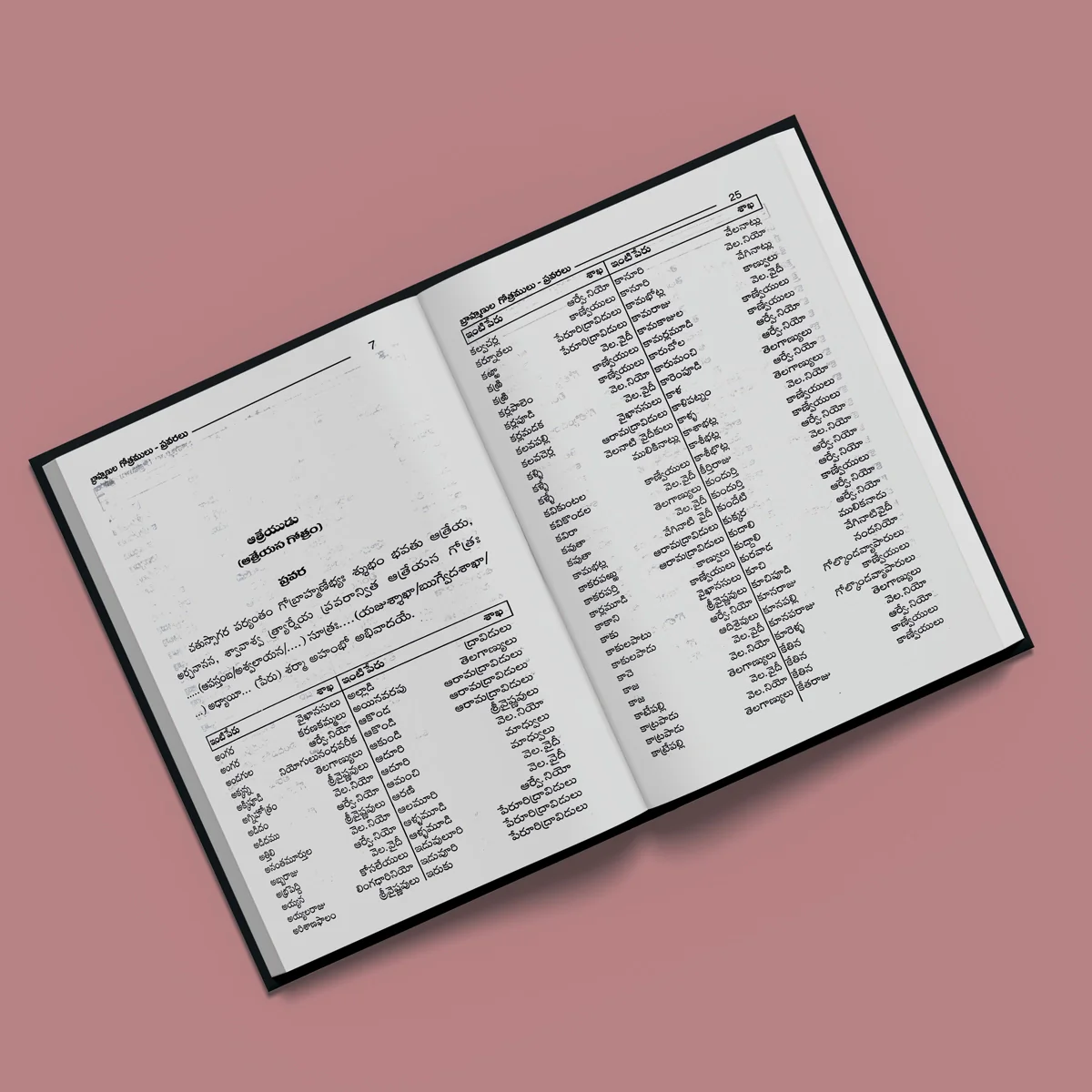 Brahmanula Indlaperlu Gotralu - Pravaralu - Telugu | Hindu Vedas Book - Image 3