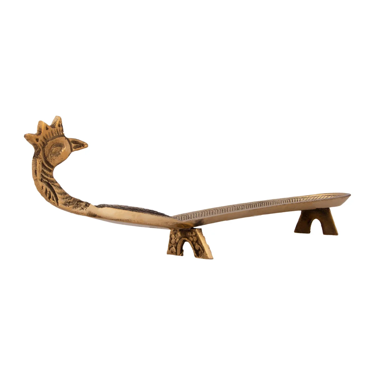 Brass Agarbathi Stand - 3 x 10 Inches | Incense Stick Holder/ Agarbatti Holder For Pooja - Image 2