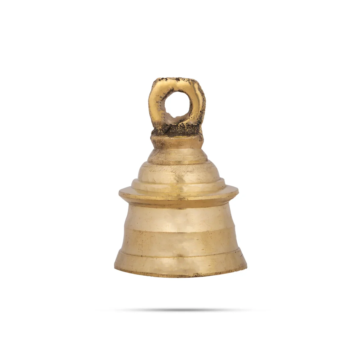 Brass Bell - 1.5 x 1 Inches | Kavadi Bell/ Hanging Bell for Pooja Mandir/ 30 Gms Approx
