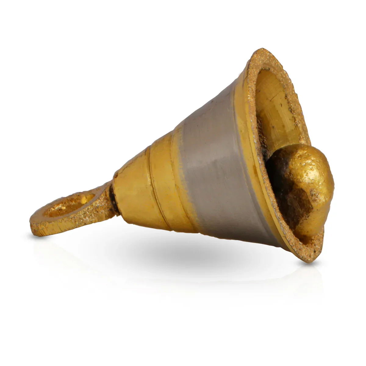 Brass Bell - 2 x 1.5 Inches | Kavadi Bell/ Hanging Bell for Pooja Mandir/ 38 Gms Approx - Image 2