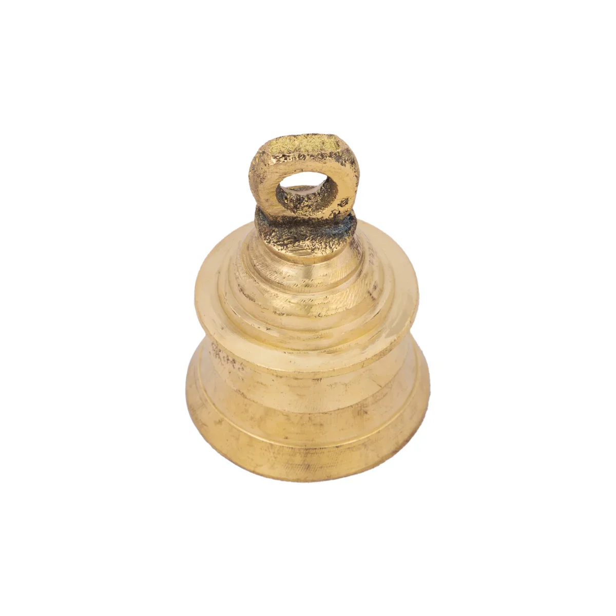 Brass Bell - 2 x 1.25 Inches | Kavadi Bell/ Hanging Bell for Pooja Mandir/ 40 Gms Approx - Image 3