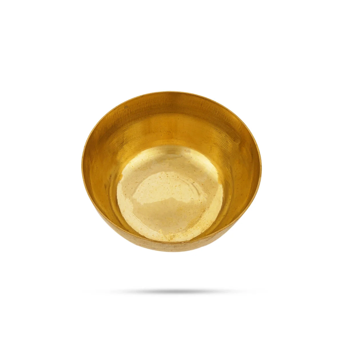 Brass Bowl - 1.25 X 3 Inches | Brass Cup/ Pooja Bowl/ Small Bowl For Kumkum & Chandan - Image 3