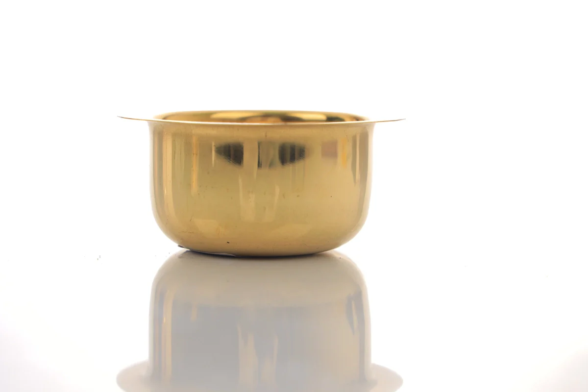 Brass Bowl - 1.5 x 3.5 Inches | Pooja Bowl/Brass Cup for Home/ 30 Gms Approx - Image 2