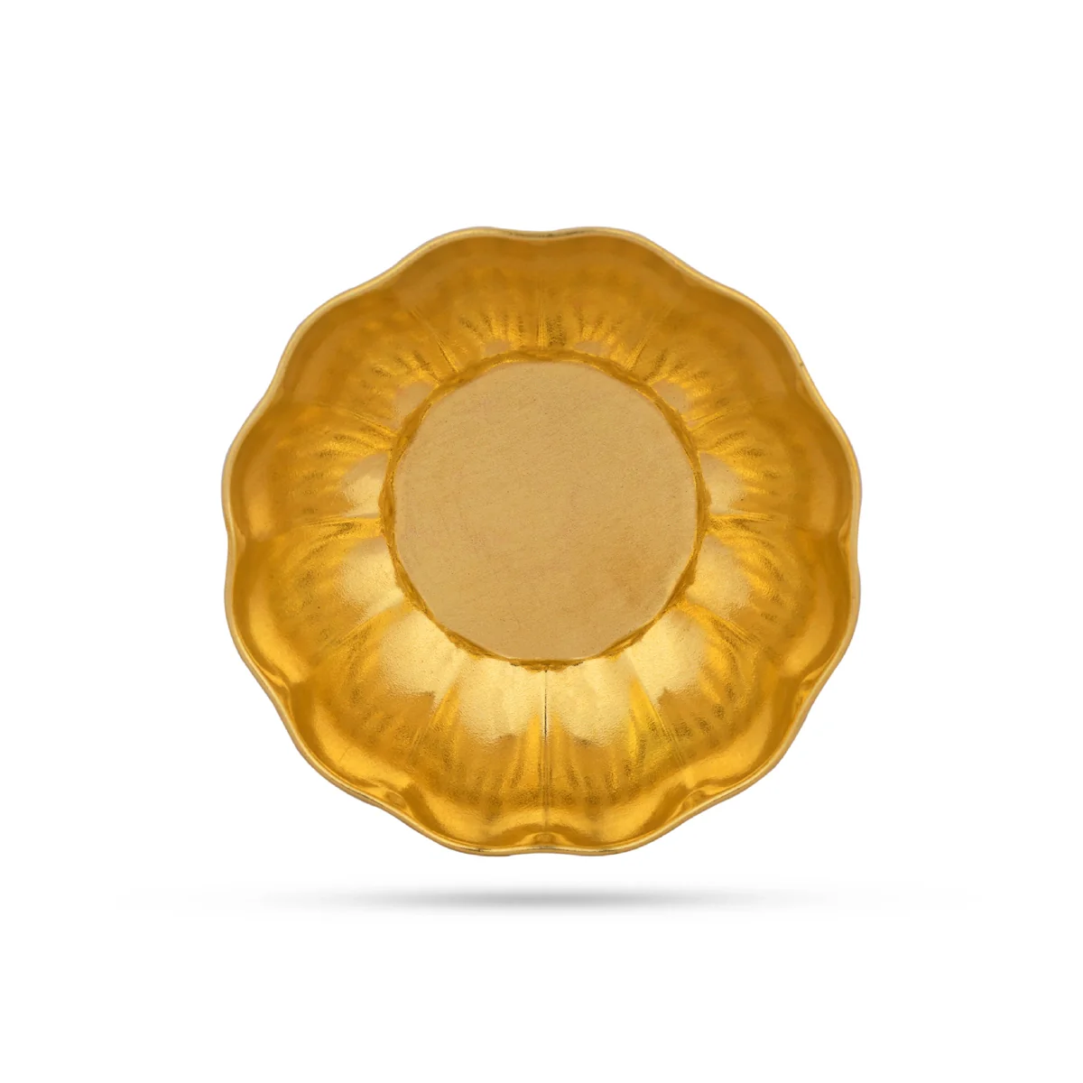 Brass Bowl - 1 x 3 Inches | Designed Pooja Bowl/ Brass Cup/ Small Bowl For Pooja Offerings - Image 3