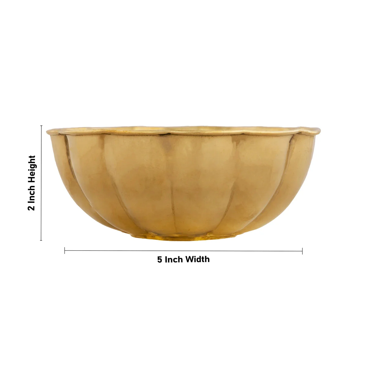 Brass Bowl - 2 x 5 Inches | Small Bowl/ Brass Cup/ Small Cup/ Pooja Bowl for Home - Image 4