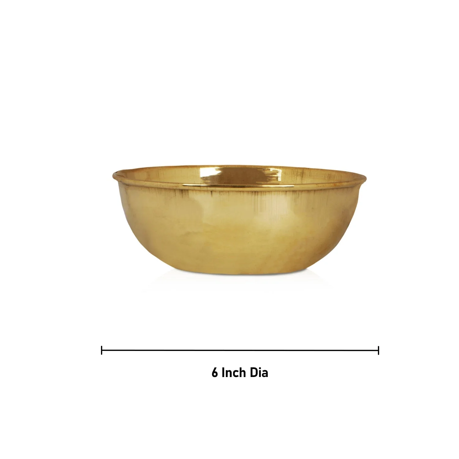 Brass Bowl - 2 x 6 Inches | Small Bowl/ Brass Cup/ Small Cup/ Pooja Bowl for Home - Image 2