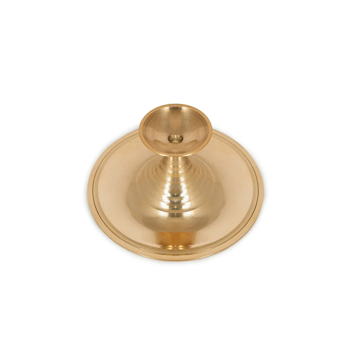 Brass Camphor Burner - 2.5 x 4.5 Inches | Kapoor Dhani/ Brass Aarti/ Karpura Aarti for Pooja - Image 2