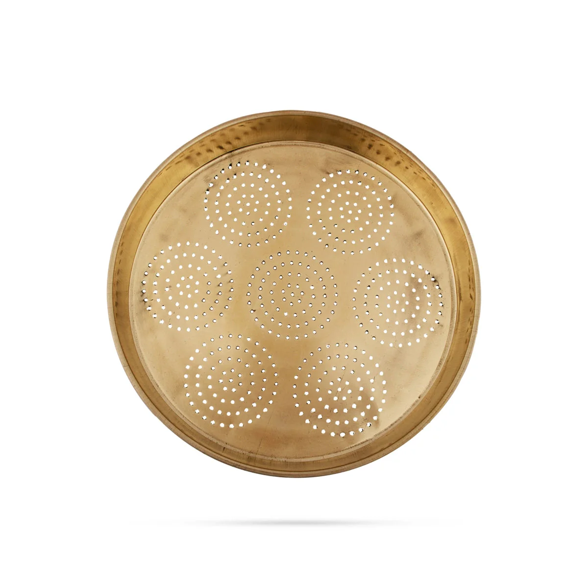 Brass Jalladai - 2 x 11.5 Inches | Abhisheka Plate/ Sahastradhara for Pooja - Image 3