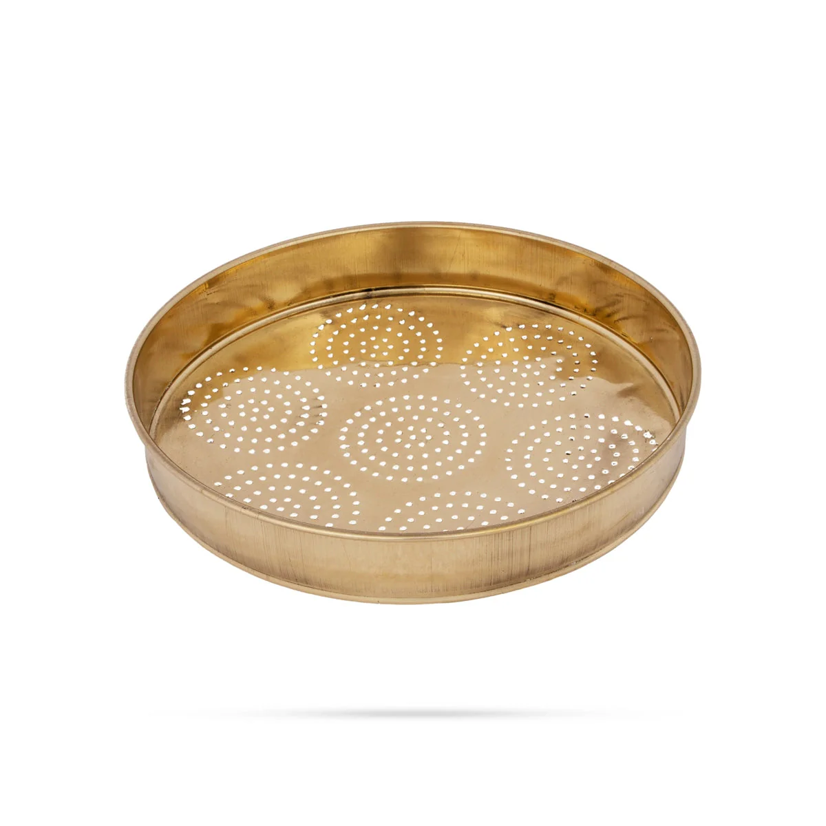 Brass Jalladai - 2 x 11.5 Inches | Abhisheka Plate/ Sahastradhara for Pooja - Image 4