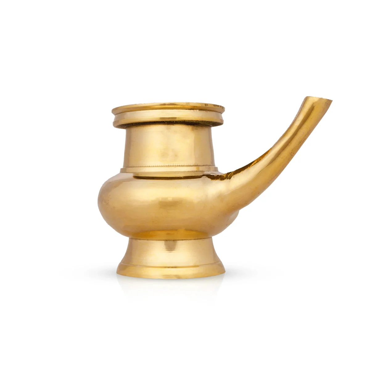 Brass Kindi - 3.5 x 6 Inches | Brass Kalash/ Brass Kamandalam for Pooja - Image 3
