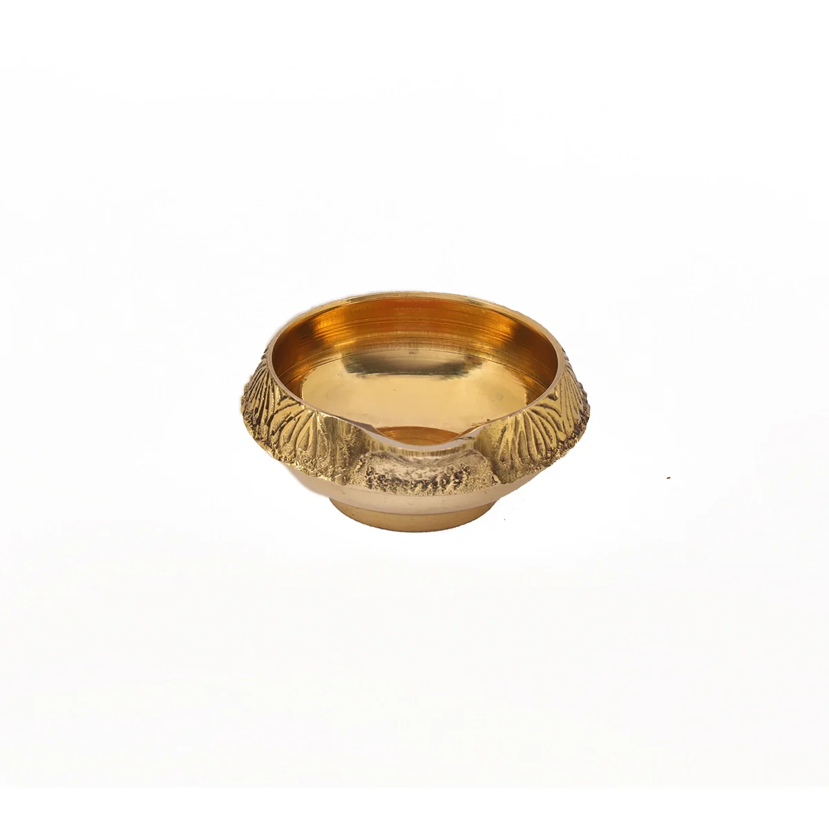 Brass Kuber Deep - 1 x 2.5 Inches | Brass Vilakku/ Kubera Deepam/ Kubera Lamp for Pooja/ 90 Gms Approx - Image 4