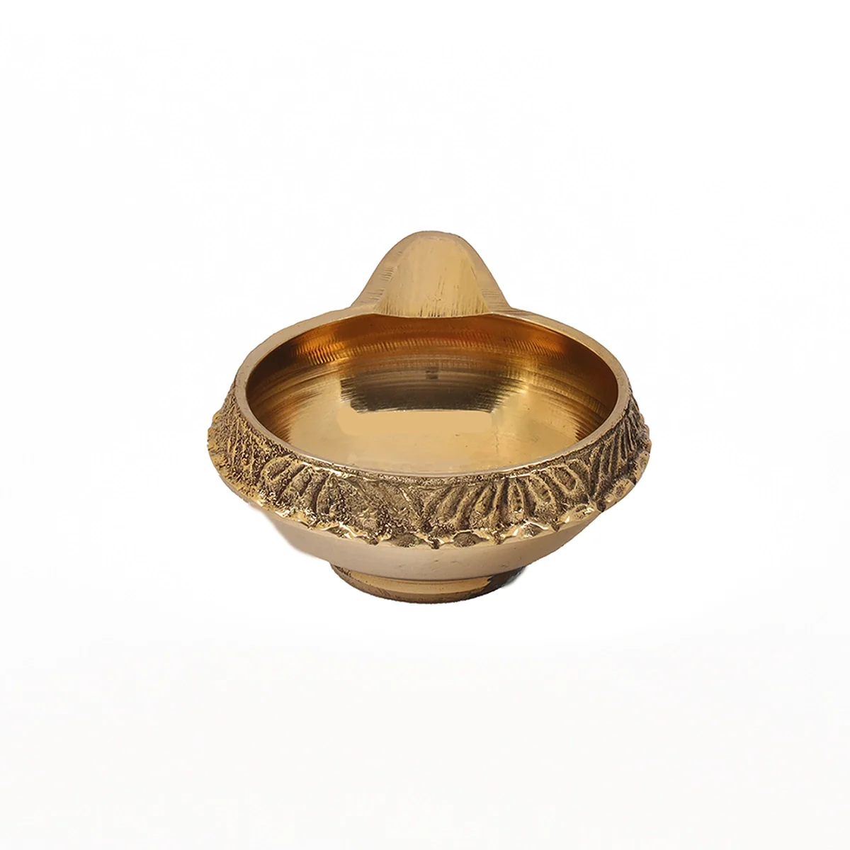 Brass Kuber Deep - 1 x 2.5 Inches | Brass Vilakku/ Kubera Deepam/ Kubera Lamp for Pooja/ 60 Gms Approx - Image 3
