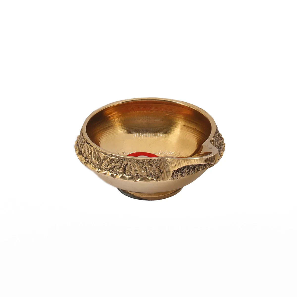 Brass Kuber Deep - 1 x 2.5 Inches | Brass Vilakku/ Kubera Deepam/ Kubera Lamp for Pooja/ 60 Gms Approx - Image 4